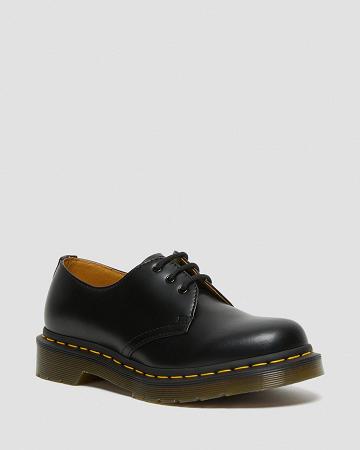 Zapatos Oxford Dr Martens 1461 Smooth Cuero Mujer Negros | MX 423YXF